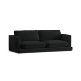 Ibiza 3-Sitzer Sofa aus Samt in Schwarz (Riviera 100), 210x105x86 cm von Cosmopolitan Design – Bild 4
