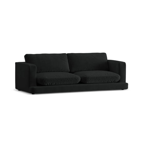 Ibiza 3-Sitzer Sofa aus Samt in Schwarz (Riviera 100), 210x105x86 cm von Cosmopolitan Design – Bild 4