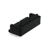 Ibiza 3-Sitzer Sofa aus Samt in Schwarz (Riviera 100), 210x105x86 cm von Cosmopolitan Design – Bild 5