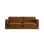 Ibiza 3-Sitzer Sofa aus Samt in Terrakotta (Riviera 56), 210x105x86 cm von Cosmopolitan Design – Bild 1