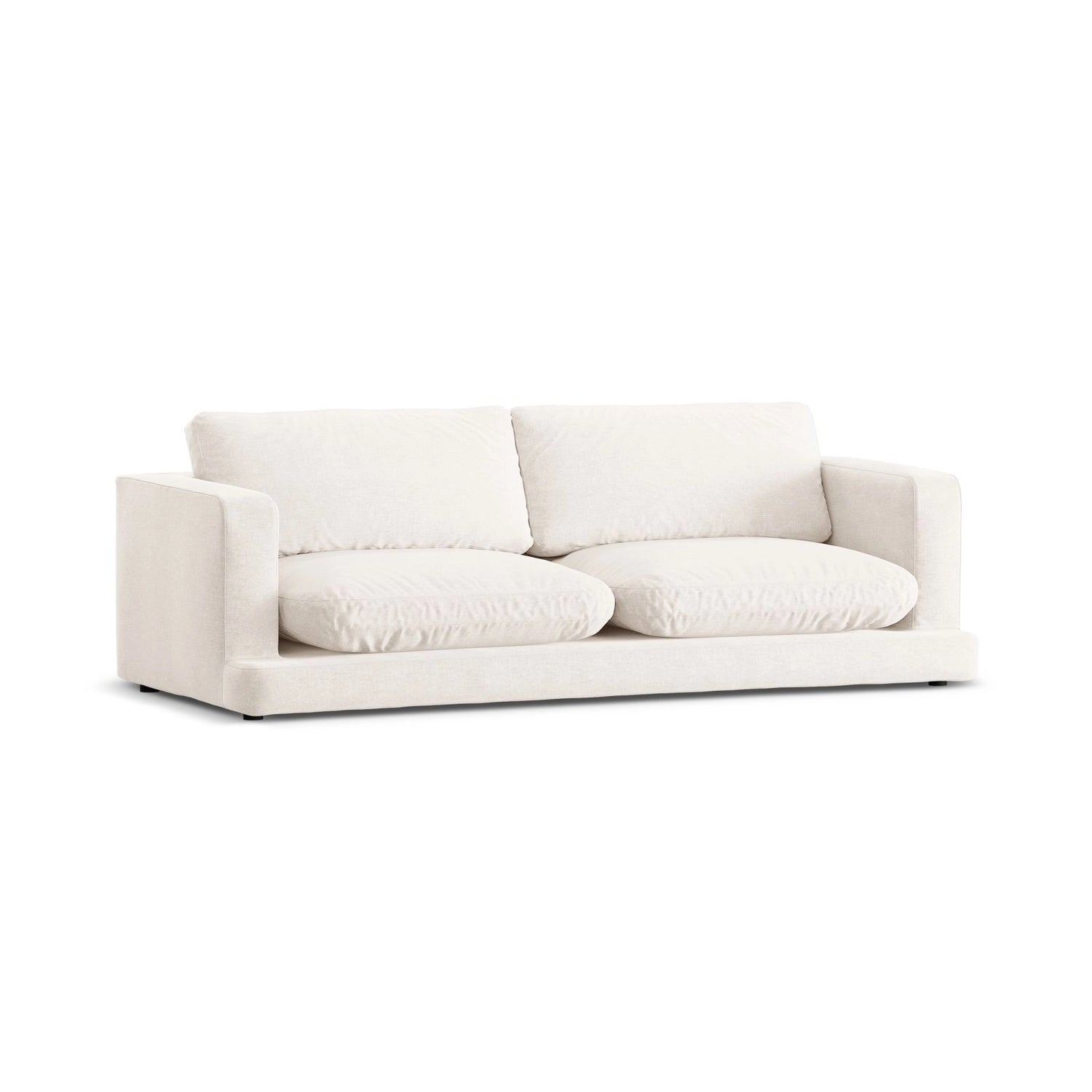 Ibiza 3-Sitzer Sofa aus Samt oder Strukturstoff, 210x105x86 cm von Cosmopolitan Design – Bild 4