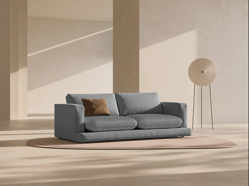 Ibiza 3-Sitzer Sofa aus Strukturierter Stoff in Dunkelgrau (Wind 89), 210x105x86 cm von Cosmopolitan Design – Bild 2