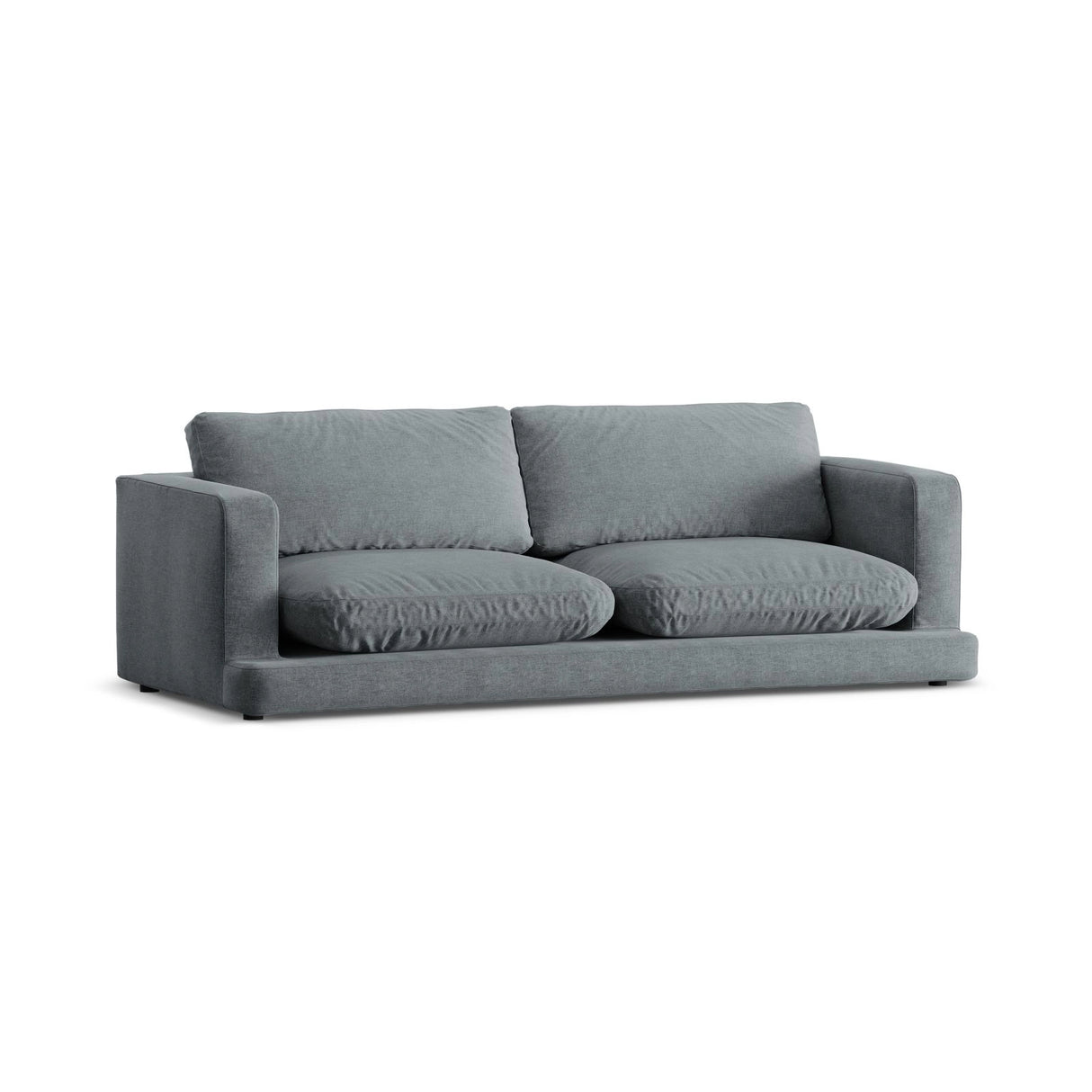 Ibiza 3-Sitzer Sofa aus Strukturierter Stoff in Dunkelgrau (Wind 89), 210x105x86 cm von Cosmopolitan Design – Bild 4