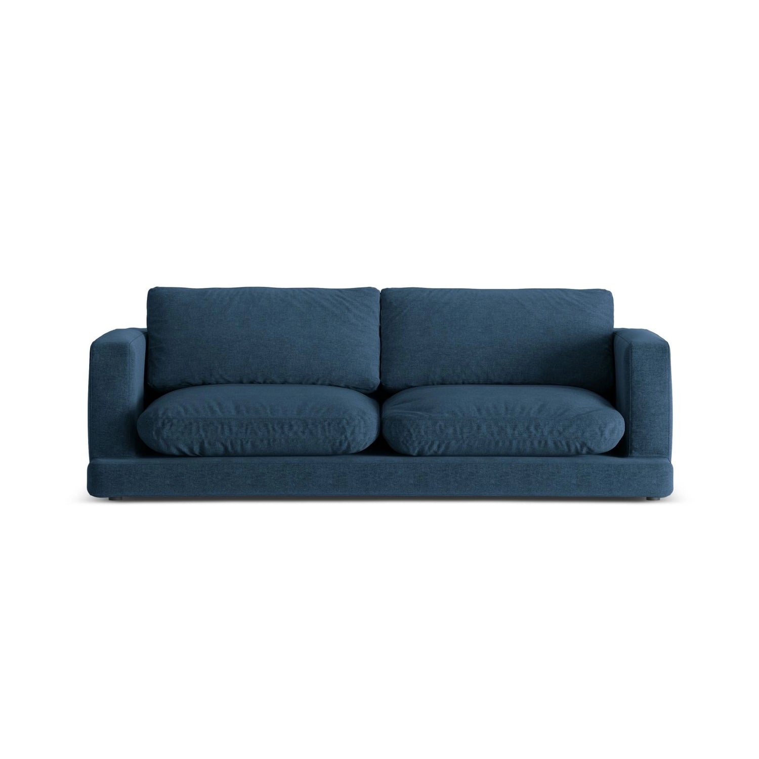 Ibiza 3-Sitzer Sofa aus Strukturierter Stoff in Marineblau (Wind 77), 210x105x86 cm von Cosmopolitan Design – Bild 1