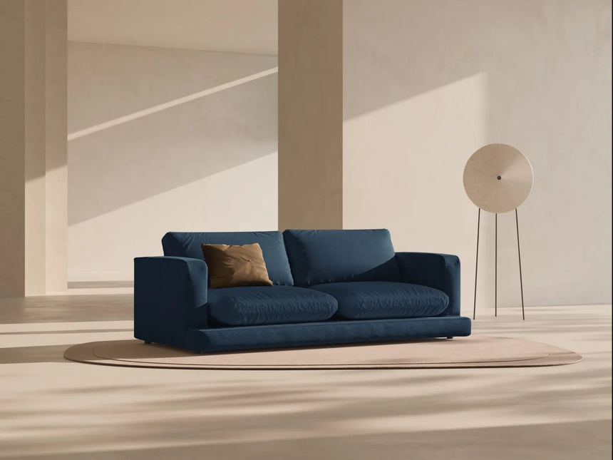 Ibiza 3-Sitzer Sofa aus Strukturierter Stoff in Marineblau (Wind 77), 210x105x86 cm von Cosmopolitan Design – Bild 2