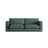 Ibiza 3-Sitzer Sofa aus Strukturierter Stoff in Moosgrün (Wind 75), 210x105x86 cm von Cosmopolitan Design – Bild 1