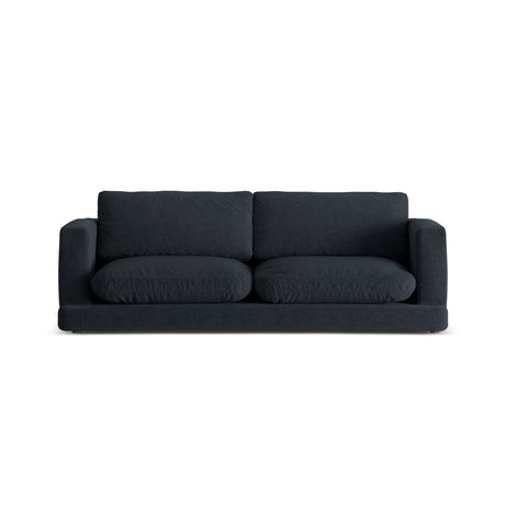 Ibiza 3-Sitzer Sofa aus Strukturierter Stoff in Schwarz (Wind 99), 210x105x86 cm von Cosmopolitan Design – Bild 1