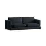 Ibiza 3-Sitzer Sofa aus Strukturierter Stoff in Schwarz (Wind 99), 210x105x86 cm von Cosmopolitan Design – Bild 4