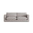 Ibiza 3-Sitzer Sofa aus Strukturierter Stoff in Warmes Grau (Wind 82), 210x105x86 cm von Cosmopolitan Design – Bild 1