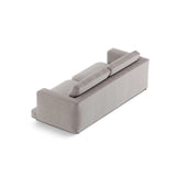 Ibiza 3-Sitzer Sofa aus Strukturierter Stoff in Warmes Grau (Wind 82), 210x105x86 cm von Cosmopolitan Design – Bild 5