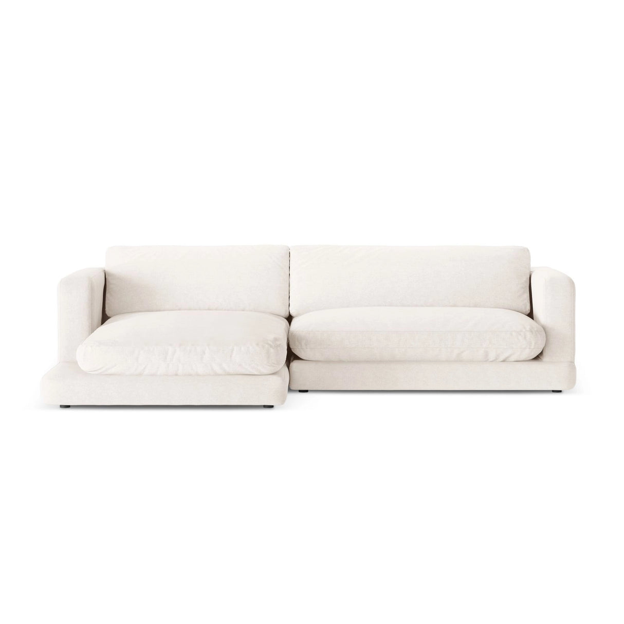 Ibiza 4-Sitzer Ecksofa, Linke Seite, aus Samt oder Strukturstoff, 270x170x86 cm von Cosmopolitan Design – Bild 1