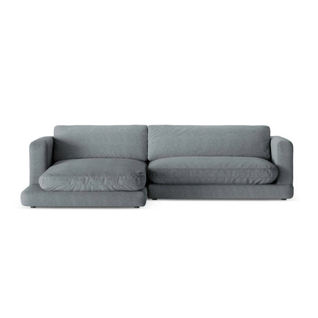 Ibiza 4-Sitzer Ecksofa, Linke Seite, aus Strukturierter Stoff in Dunkelgrau (Wind 89), 270x170x86 cm von Cosmopolitan Design – Bild 1