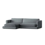 Ibiza 4-Sitzer Ecksofa, Linke Seite, aus Strukturierter Stoff in Dunkelgrau (Wind 89), 270x170x86 cm von Cosmopolitan Design – Bild 4