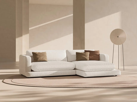 Ibiza 4-Sitzer Ecksofa, Rechte Seite, aus Samt oder Strukturstoff, 270x170x86 cm von Cosmopolitan Design – Bild 2