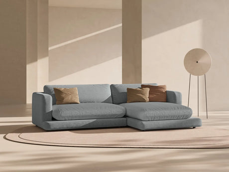 Ibiza 4-Sitzer Ecksofa, Rechte Seite, aus Strukturierter Stoff in Dunkelgrau (Wind 89), 270x170x86 cm von Cosmopolitan Design – Bild 2