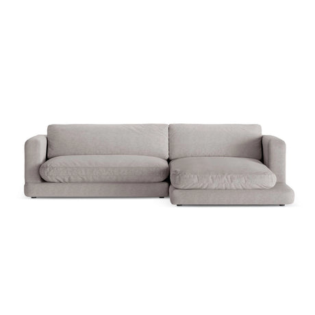Ibiza 4-Sitzer Ecksofa, Rechte Seite, aus Strukturierter Stoff in Warmes Grau (Wind 82), 270x170x86 cm von Cosmopolitan Design – Bild 1