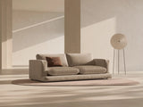 Ibiza 4-Sitzer Sofa aus Samt in Dunkelbeige (Riviera 24), 240x105x86 cm von Cosmopolitan Design – Bild 2
