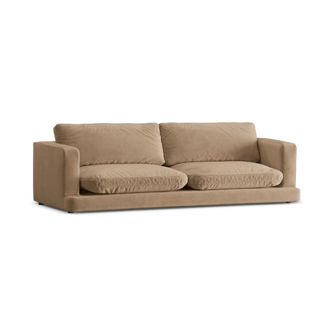 Ibiza 4-Sitzer Sofa aus Samt in Dunkelbeige (Riviera 24), 240x105x86 cm von Cosmopolitan Design – Bild 4
