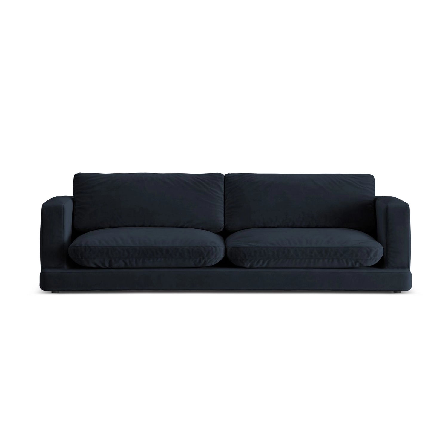 Ibiza 4-Sitzer Sofa aus Samt in Dunkelblau (Riviera 79), 240x105x86 cm von Cosmopolitan Design – Bild 1