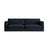 Ibiza 4-Sitzer Sofa aus Samt in Dunkelblau (Riviera 79), 240x105x86 cm von Cosmopolitan Design – Bild 1