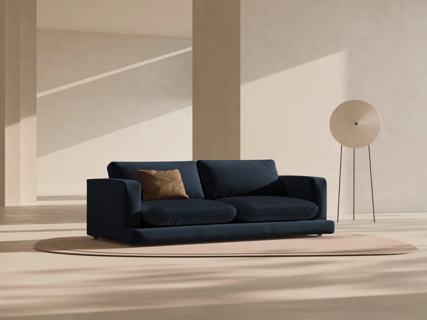 Ibiza 4-Sitzer Sofa aus Samt in Dunkelblau (Riviera 79), 240x105x86 cm von Cosmopolitan Design – Bild 2