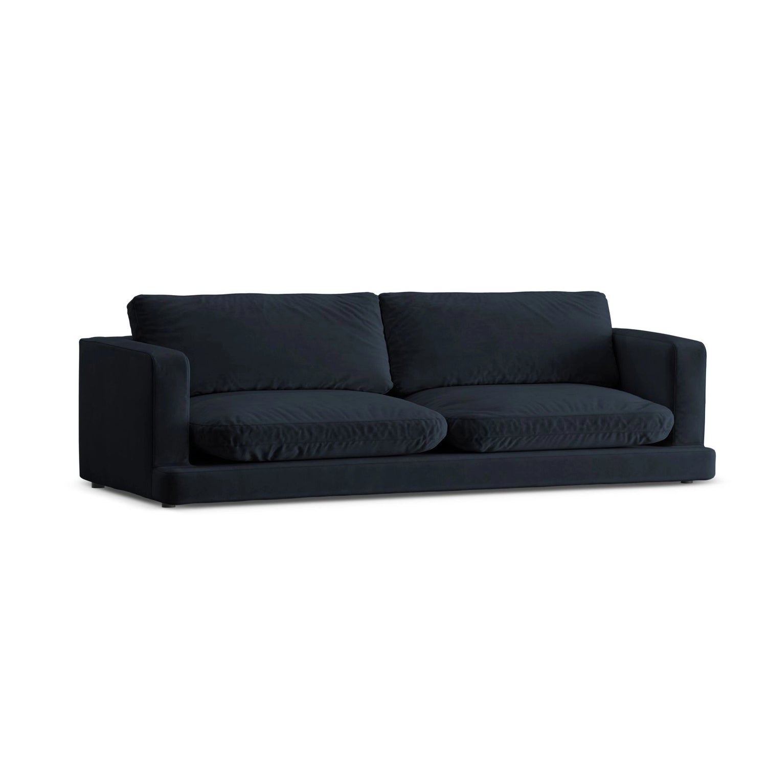 Ibiza 4-Sitzer Sofa aus Samt in Dunkelblau (Riviera 79), 240x105x86 cm von Cosmopolitan Design – Bild 4