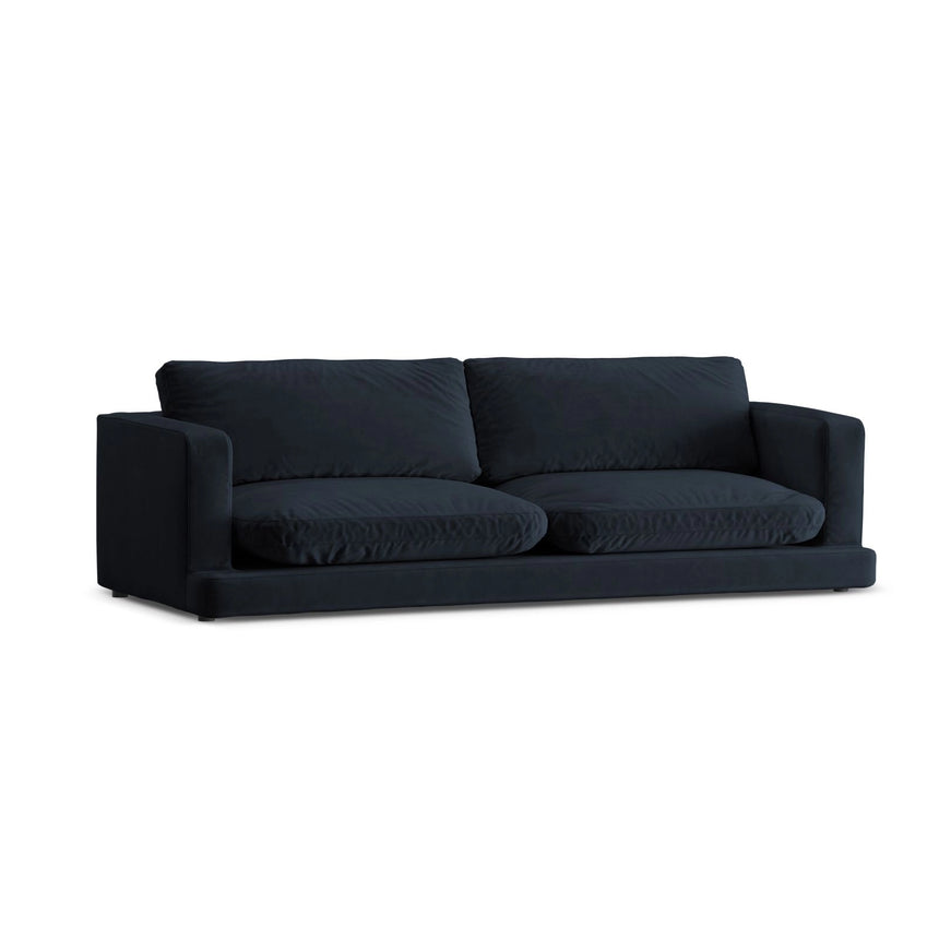 Ibiza 4-Sitzer Sofa aus Samt in Dunkelblau (Riviera 79), 240x105x86 cm von Cosmopolitan Design – Bild 4