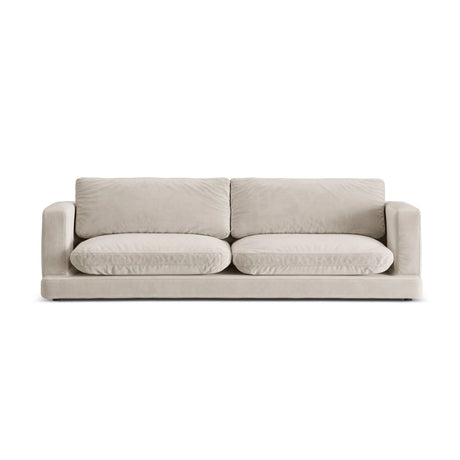 Ibiza 4-Sitzer Sofa aus Samt in Hellbeige (Riviera 21), 240x105x86 cm von Cosmopolitan Design – Bild 1