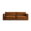 Ibiza 4-Sitzer Sofa aus Samt in Terrakotta (Riviera 56), 240x105x86 cm von Cosmopolitan Design – Bild 1