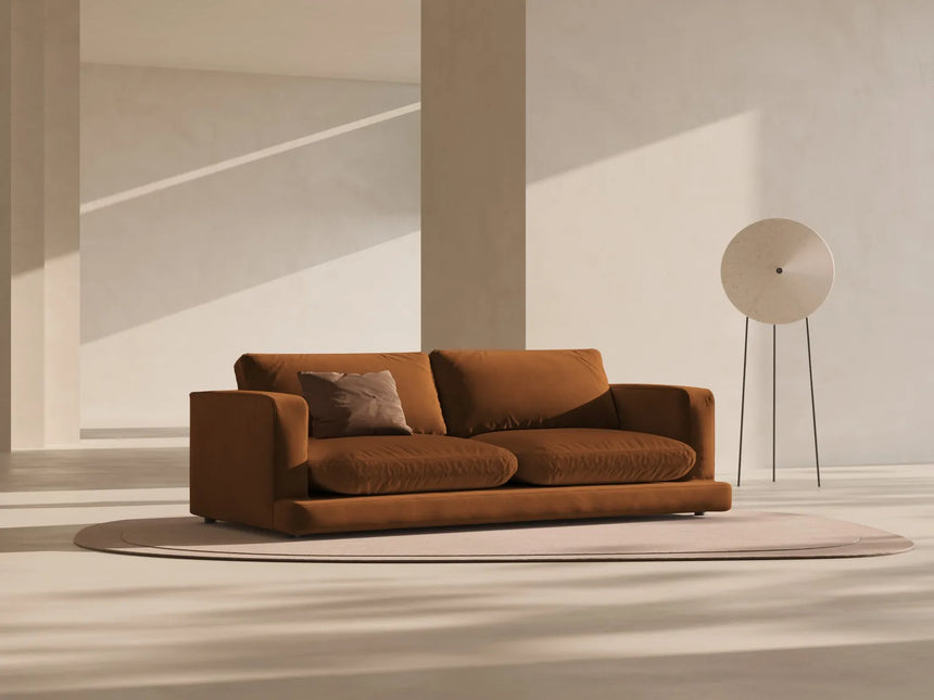 Ibiza 4-Sitzer Sofa aus Samt in Terrakotta (Riviera 56), 240x105x86 cm von Cosmopolitan Design – Bild 2