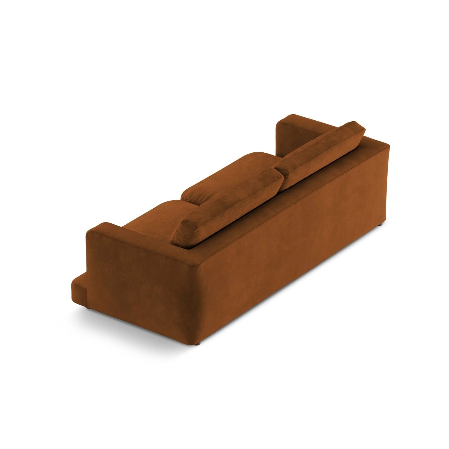 Ibiza 4-Sitzer Sofa aus Samt in Terrakotta (Riviera 56), 240x105x86 cm von Cosmopolitan Design – Bild 5