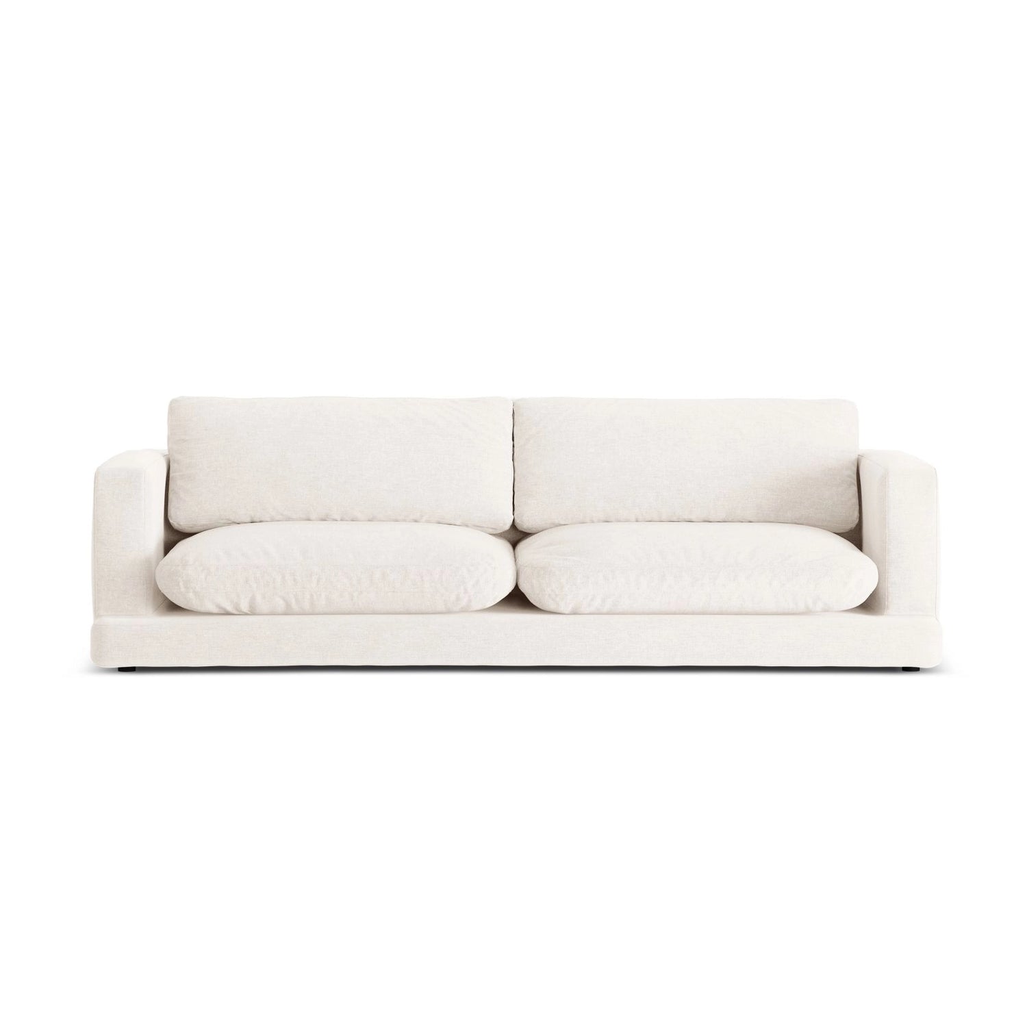 Ibiza 4-Sitzer Sofa aus Samt oder Strukturstoff, 240x105x86 cm von Cosmopolitan Design – Bild 1