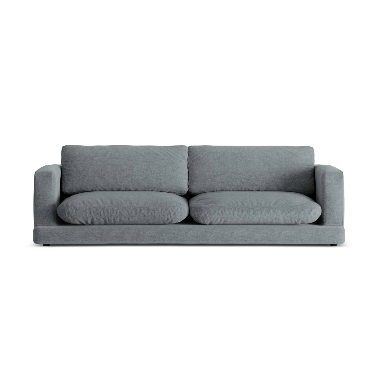 Ibiza 4-Sitzer Sofa aus Strukturierter Stoff in Dunkelgrau (Wind 89), 240x105x86 cm von Cosmopolitan Design – Bild 1