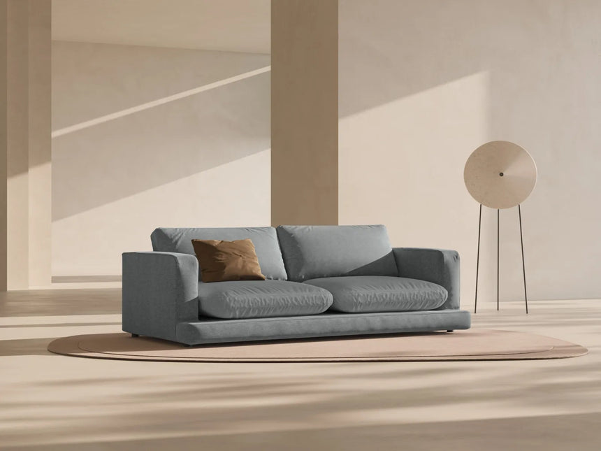 Ibiza 4-Sitzer Sofa aus Strukturierter Stoff in Dunkelgrau (Wind 89), 240x105x86 cm von Cosmopolitan Design – Bild 2