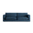 Ibiza 4-Sitzer Sofa aus Strukturierter Stoff in Marineblau (Wind 77), 240x105x86 cm von Cosmopolitan Design – Bild 1