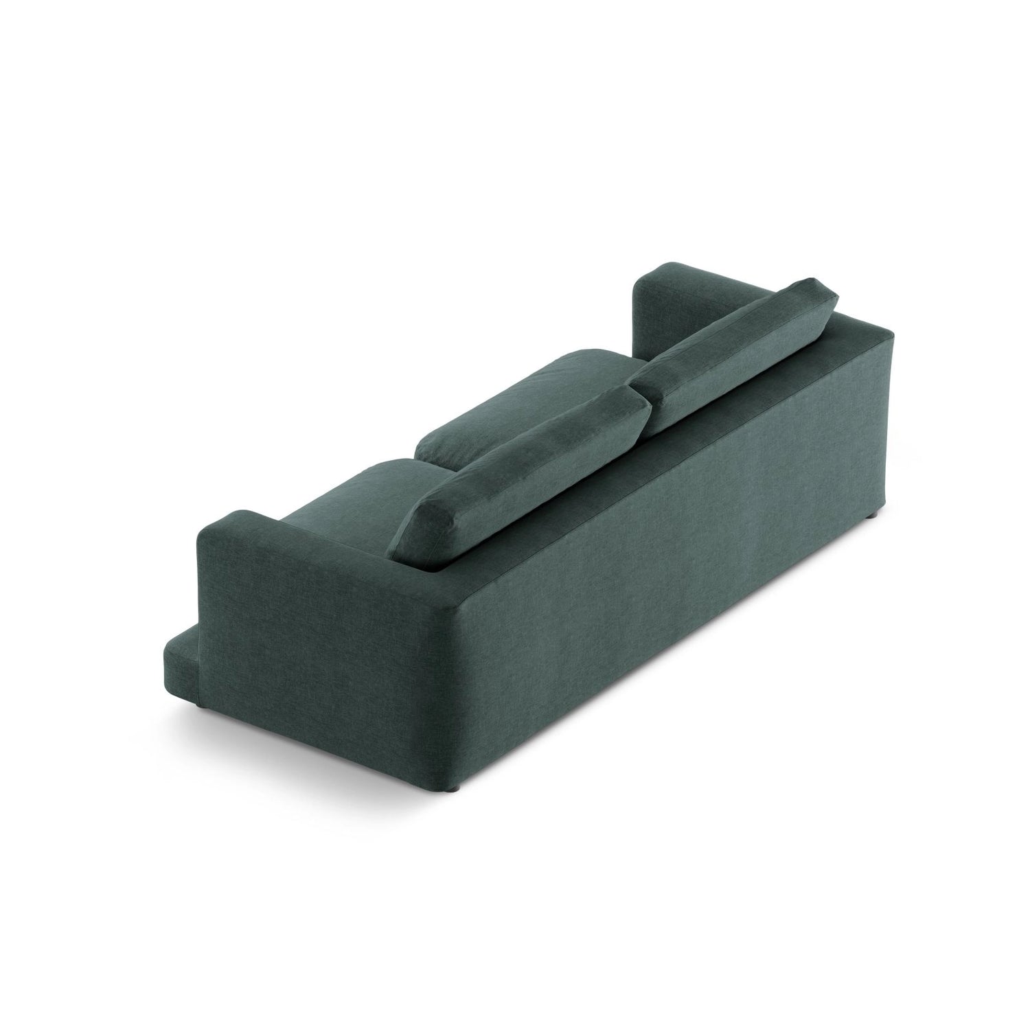 Ibiza 4-Sitzer Sofa aus Strukturierter Stoff in Moosgrün (Wind 75), 240x105x86 cm von Cosmopolitan Design – Bild 5