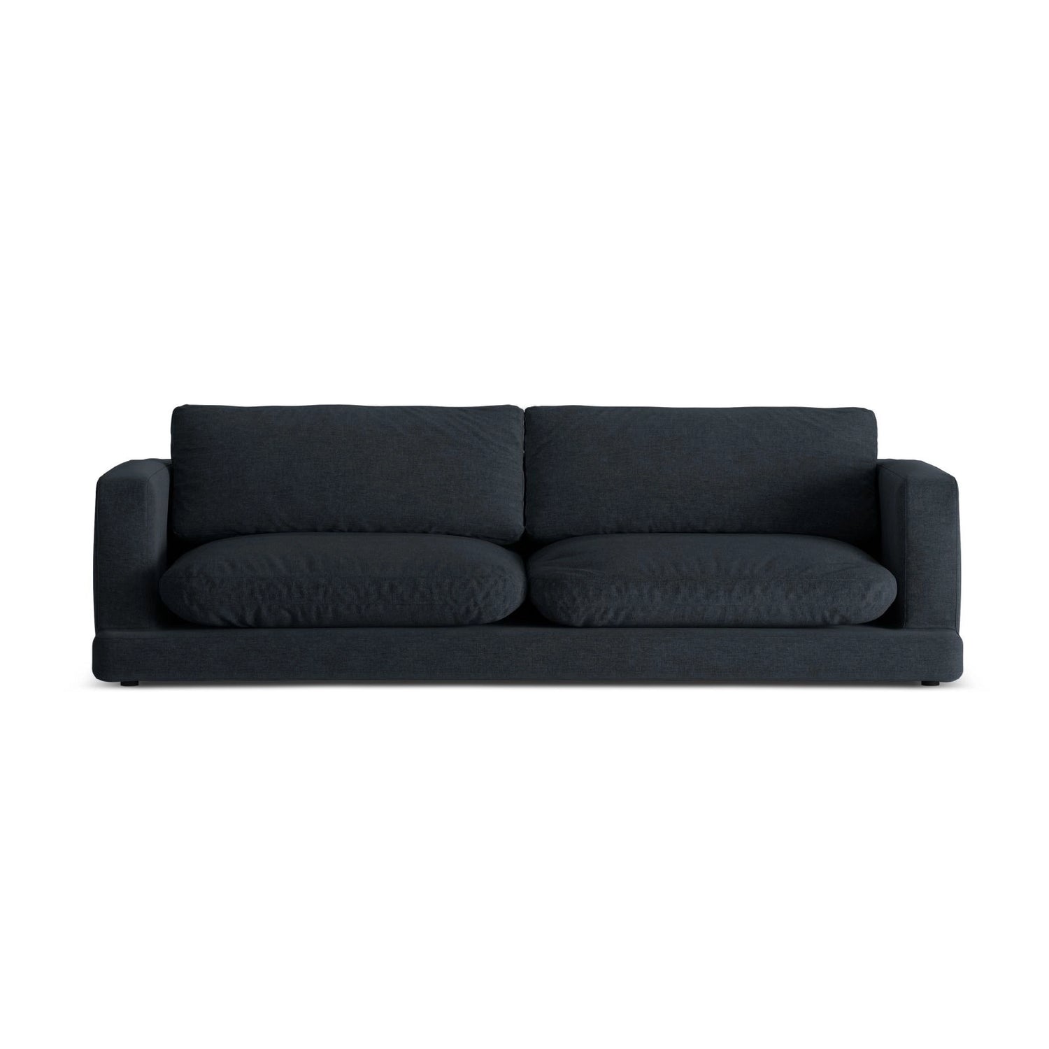 Ibiza 4-Sitzer Sofa aus Strukturierter Stoff in Schwarz (Wind 99), 240x105x86 cm von Cosmopolitan Design – Bild 1