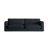 Ibiza 4-Sitzer Sofa aus Strukturierter Stoff in Schwarz (Wind 99), 240x105x86 cm von Cosmopolitan Design – Bild 1