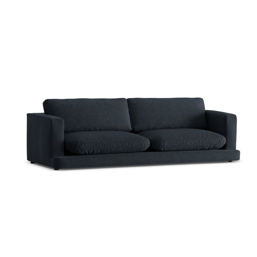 Ibiza 4-Sitzer Sofa aus Strukturierter Stoff in Schwarz (Wind 99), 240x105x86 cm von Cosmopolitan Design – Bild 4