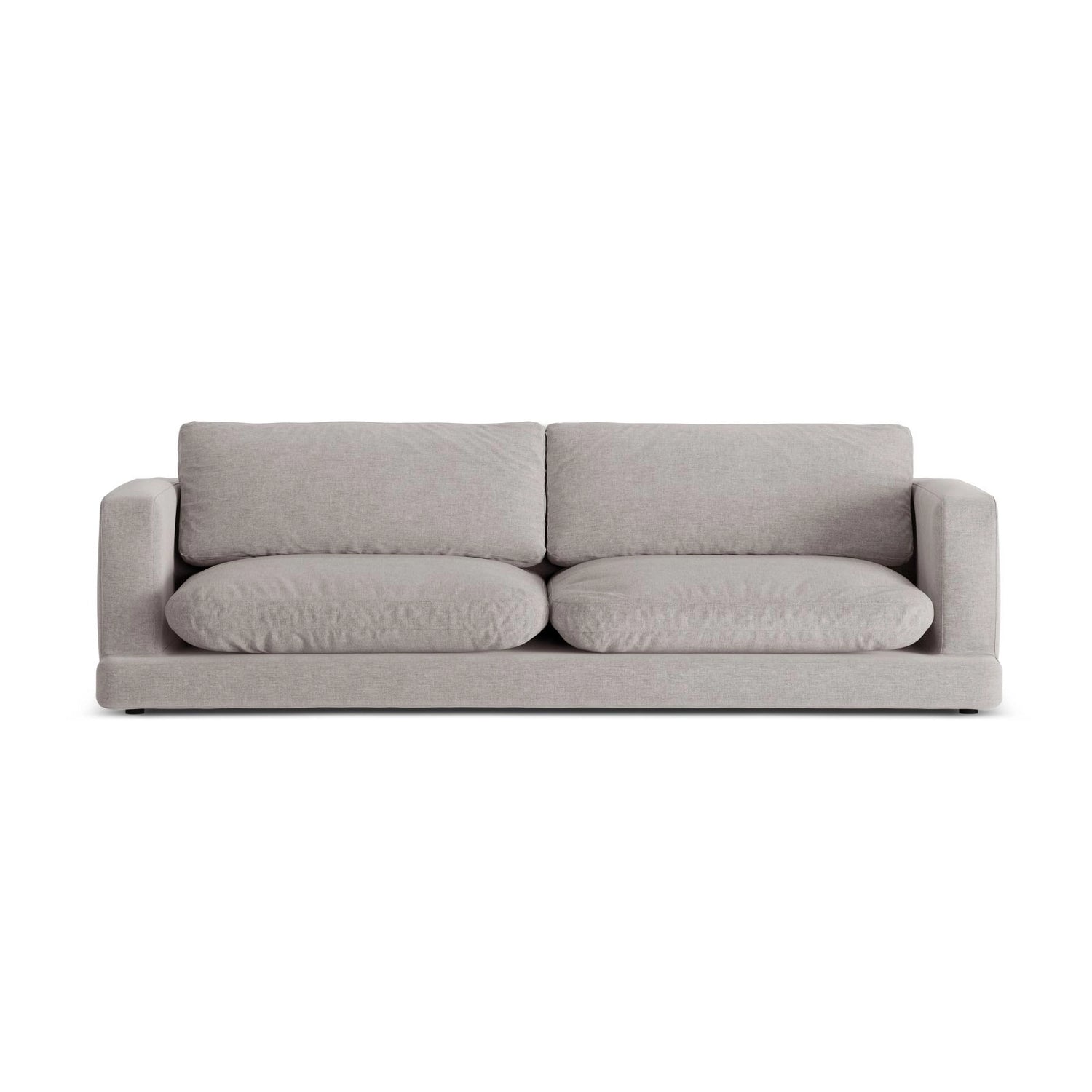 Ibiza 4-Sitzer Sofa aus Strukturierter Stoff in Warmes Grau (Wind 82), 240x105x86 cm von Cosmopolitan Design – Bild 1