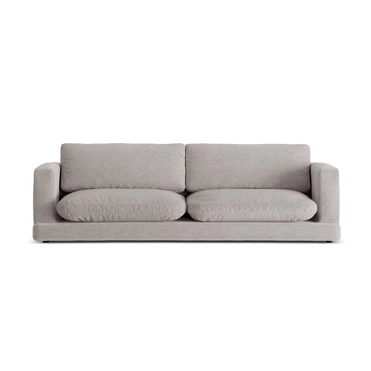 Ibiza 4-Sitzer Sofa aus Strukturierter Stoff in Warmes Grau (Wind 82), 240x105x86 cm von Cosmopolitan Design – Bild 1
