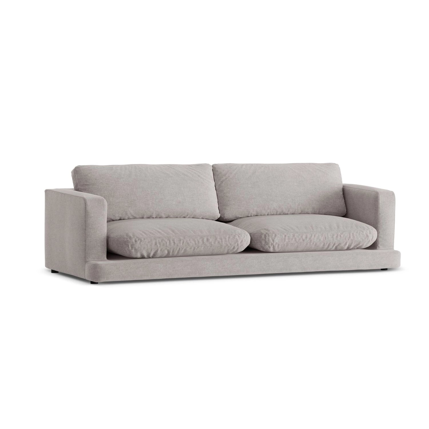 Ibiza 4-Sitzer Sofa aus Strukturierter Stoff in Warmes Grau (Wind 82), 240x105x86 cm von Cosmopolitan Design – Bild 4