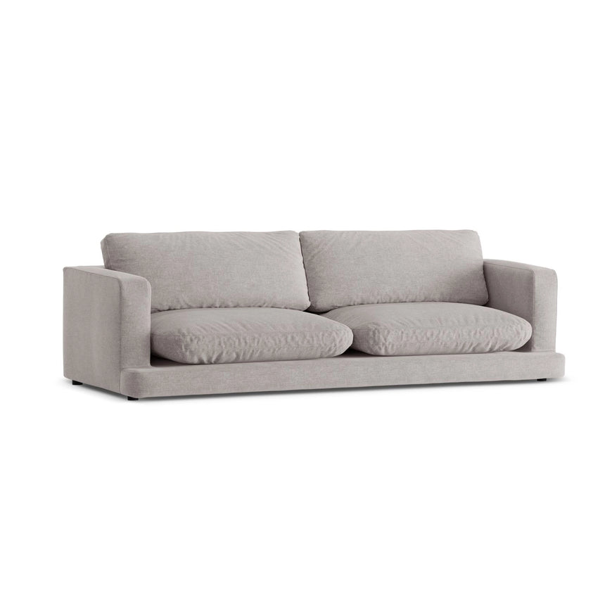 Ibiza 4-Sitzer Sofa aus Strukturierter Stoff in Warmes Grau (Wind 82), 240x105x86 cm von Cosmopolitan Design – Bild 4
