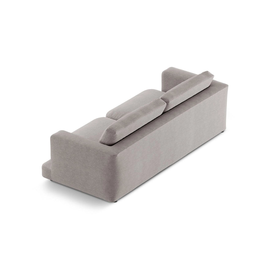 Ibiza 4-Sitzer Sofa aus Strukturierter Stoff in Warmes Grau (Wind 82), 240x105x86 cm von Cosmopolitan Design – Bild 5
