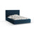 Kemer Bett mit Kopfteil und Stauraum aus Boucle in Dunkelblau (Baloo 2088), 200x200 cm von Cosmopolitan Design – Bild 1