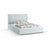 Kemer Bett mit Kopfteil und Stauraum aus Boucle in Rosa (Baloo 2071), 160x200 cm von Cosmopolitan Design – Bild 1