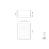 Kemer Bett mit Kopfteil und Stauraum aus Strukturierter Stoff in Grau (Wind 90), 200x200 cm von Cosmopolitan Design – Bild 2