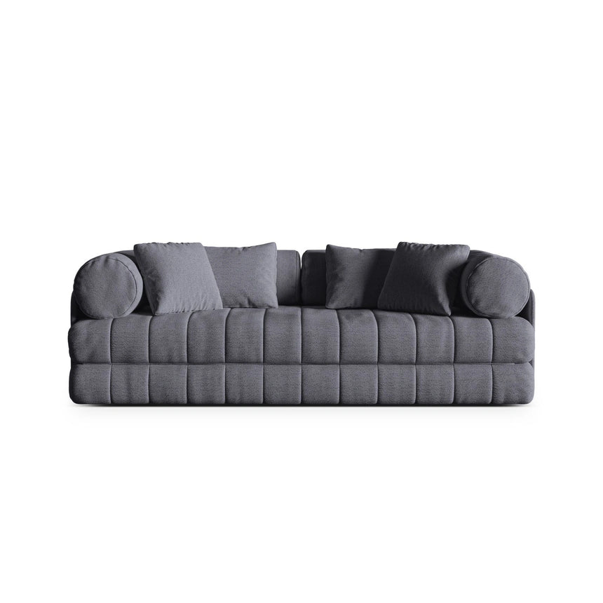 Kemi 3-Sitzer Sofa aus Boucle in Graphit (CORAL 80), 206x95x70 cm von Cosmopolitan Design – Bild 1