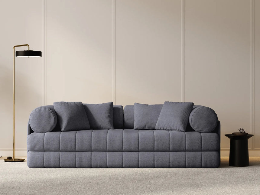 Kemi 3-Sitzer Sofa aus Boucle in Graphit (CORAL 80), 206x95x70 cm von Cosmopolitan Design – Bild 2