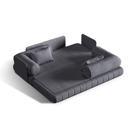 Kemi 3-Sitzer Sofa aus Boucle in Graphit (CORAL 80), 206x95x70 cm von Cosmopolitan Design – Bild 5